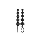 Koraliki analne Love Beads - zestaw 2 szt. z silikonu medycznego, stopniowane średnice 2-3,7 cm, dł. 20,5 cm - 3