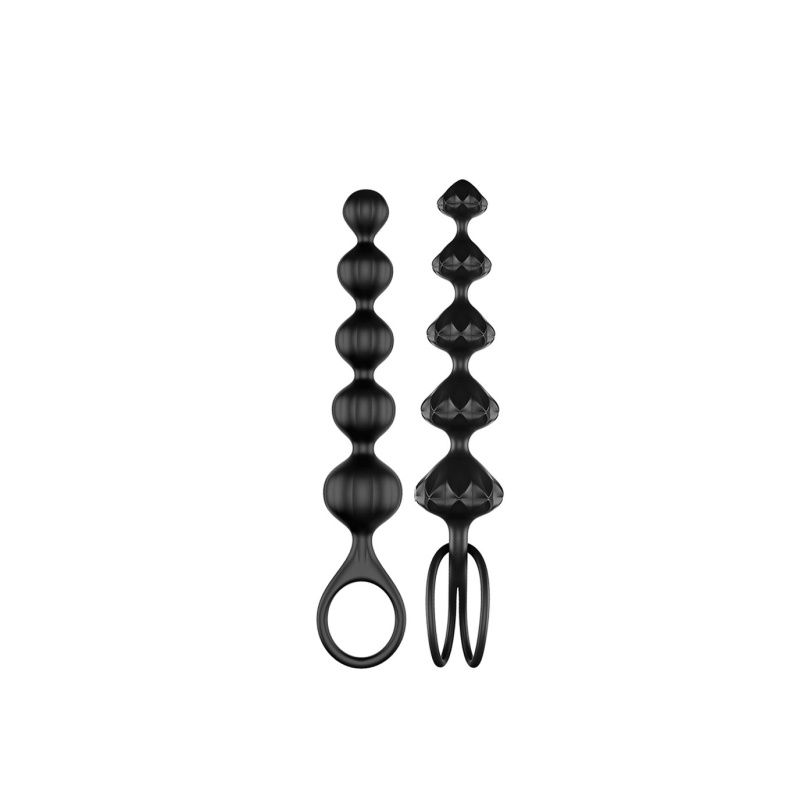 Koraliki analne Love Beads - zestaw 2 szt. z silikonu medycznego, stopniowane średnice 2-3,7 cm, dł. 20,5 cm - 4
