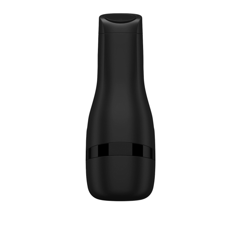 Masturbator Satisfyer Men Classic Czarny - rękaw Cyberskin, regulacja ssania, długość 25,9 cm - 4