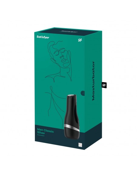 Profesjonalny Masturbator Z Regulacją Ssania Srebrny - Masturbatory i Sztuczne pochwy - 2