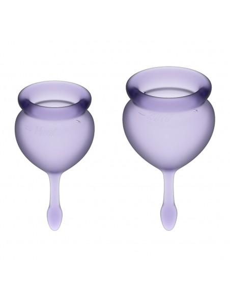 Kubeczek menstruacyjny  Satisfyer Feel good Menstrual Cup (Lila) - Higiena, czyszczenie zabawek erotycznych - 2