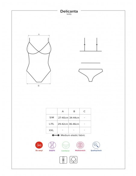 Delicanta body miętowe  S/M - Body - 7