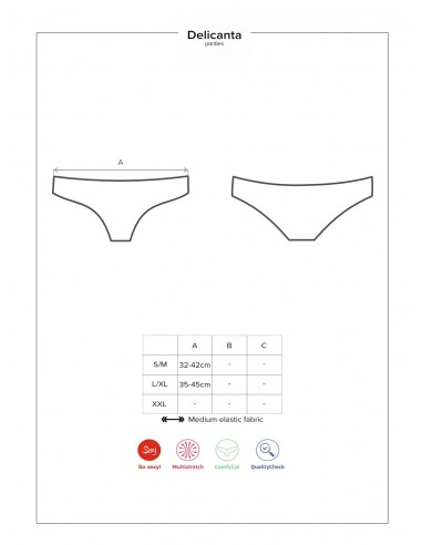 Ponętna bieliznaDelicanta Figi Miętowe L/Xl - Figi - 9