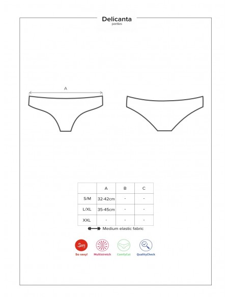 Ponętna bieliznaDelicanta Figi Miętowe L/Xl - Figi - 9