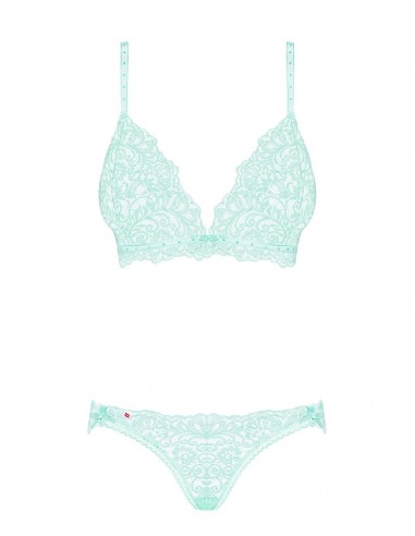 Komplet Bielizny Delicanta 2-Częściowy Miętowy  S/M - Komplety bielizny erotycznej - 5