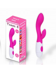 Masażer z króliczkiem Tessa  - Wibratory Króliczki - 1 2