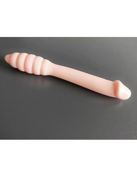 Dildo podwójne Rocket Dong 20 cm flesh - Dilda podwójne - 2