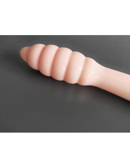 Dildo podwójne Rocket Dong 20 cm flesh - Dilda podwójne - 3