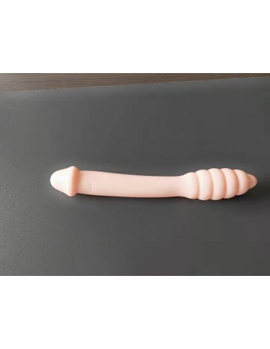Dildo podwójne Rocket Dong 20 cm flesh - Dilda podwójne - 5