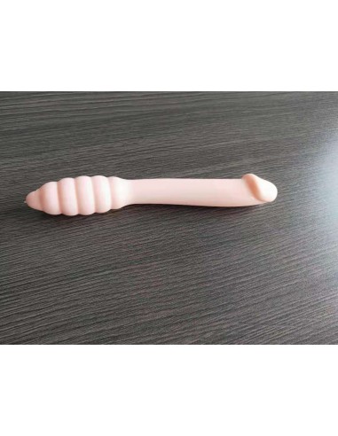 Dildo podwójne Rocket Dong 20 cm flesh - Dilda podwójne - 6