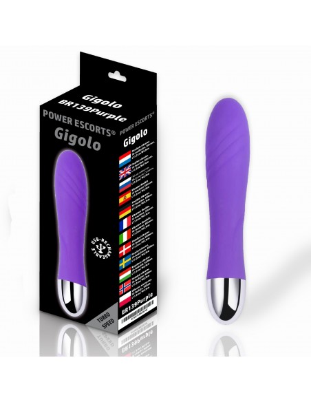 Wibrator Gigolo Usb Purple - Wibratory Klasyczne - 1