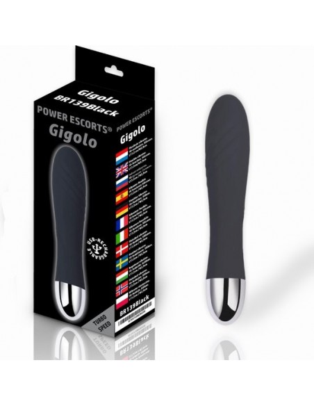 Wibrator Gigolo Usb Black - Wibratory Klasyczne - 1