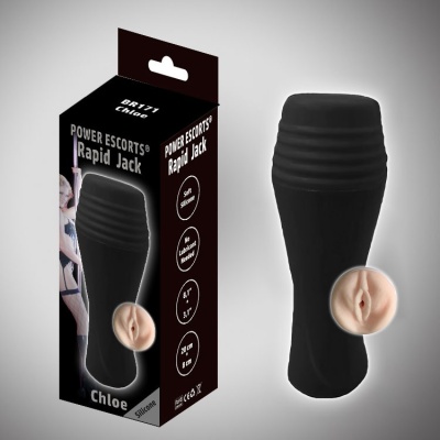 Masturbator Rapid Jack Chloe 20 cm czarny - 1