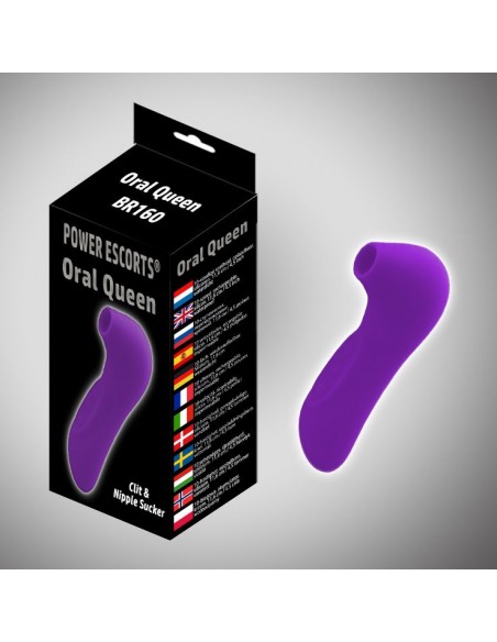 Stymulator łechtaczki Oral Queen Purple - Stymulatory łechtaczki bezdotykowe - 3