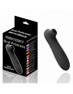 Stymulator łechtaczki Oral Princess Black - Stymulatory łechtaczki bezdotykowe - 1 2