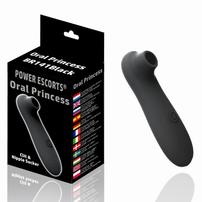 Wibrator ciśnieniowy Oral Princess Black 16,5 cm - 1 2