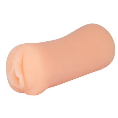 Masturbator Pussy Aggie — obustronnie otwarty, rozciągliwy TPR, długość 11 cm - 1 2