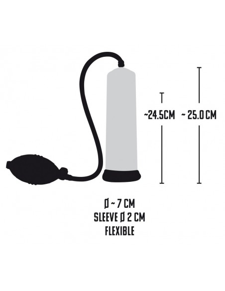 Pompka Erekcyjna Do Penisa Professionals Power Pump - Pompki erekcyjne i powiększające penisa - 5