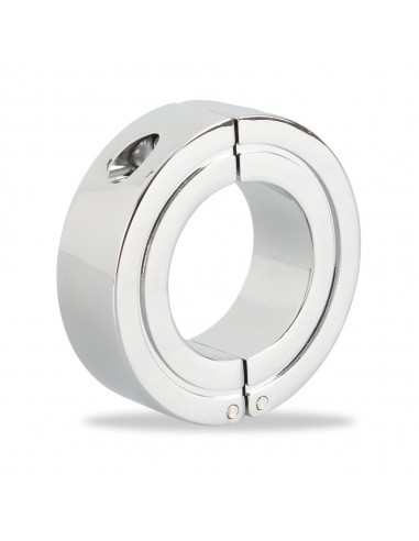 Pierścień erekcyjny Rebel Lockable Ball Stretcher - Pierścienie erekcyjne niewibrujące - 4