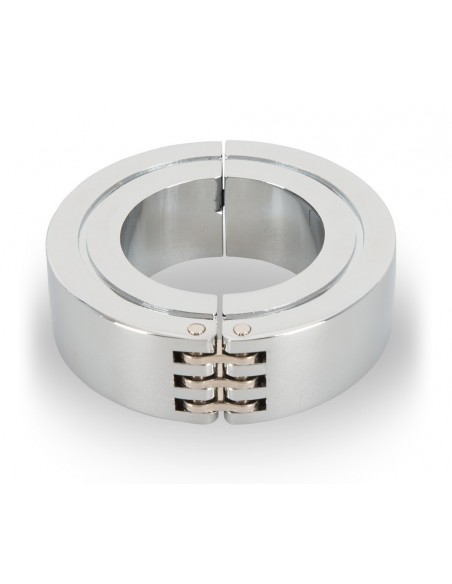 Pierścień erekcyjny Rebel Lockable Ball Stretcher - Pierścienie erekcyjne niewibrujące - 5