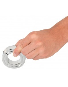 Pierścień erekcyjny Rebel Lockable Ball Stretcher - Pierścienie erekcyjne niewibrujące - 1