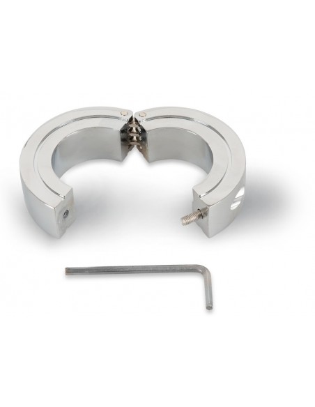 Pierścień erekcyjny Rebel Lockable Ball Stretcher - Pierścienie erekcyjne niewibrujące - 7