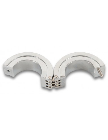 Pierścień erekcyjny Rebel Lockable Ball Stretcher - Pierścienie erekcyjne niewibrujące - 8