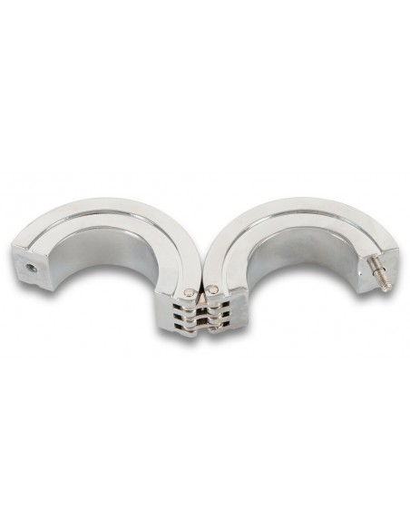 Pierścień erekcyjny Rebel Lockable Ball Stretcher - Pierścienie erekcyjne niewibrujące - 8