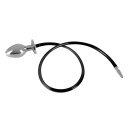 Dilator cewki z korkiem analnym Piss to Ass – stal nierdzewna, silikonowa rurka 62 cm - 3