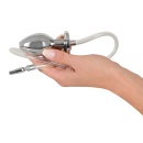 Dilator cewki z korkiem analnym Piss to Ass – stal nierdzewna, silikonowa rurka 62 cm - 5