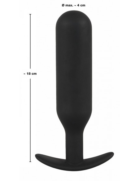 Korek analny Black Velvets Anal Trainer Med - Korki analne pozostałe - 6