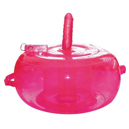 Silvia Saint Love Chair – Nadmuchiwane krzesło z wibratorem 16 cm, poduszką siedziska 45 cm i uchwytami - 2