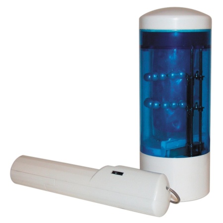 Masturbator ustny Mouth z dwoma pierścieniami koralików, TPE, 21 cm - 3