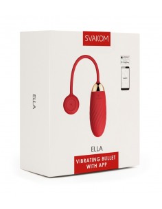 Jajeczko wibrujące Ella Red - Kulki Gejszy i Jajeczka Wibrujące - 1 2