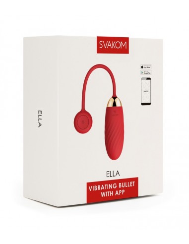 Jajeczko wibrujące Ella Red - Kulki Gejszy i Jajeczka Wibrujące - 2