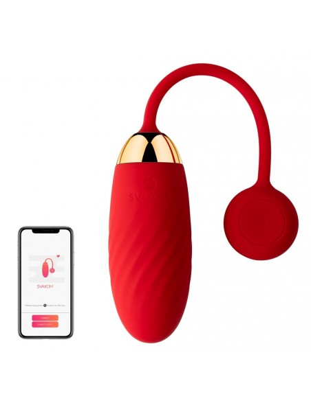 Jajeczko wibrujące Ella Red - Kulki Gejszy i Jajeczka Wibrujące - 3