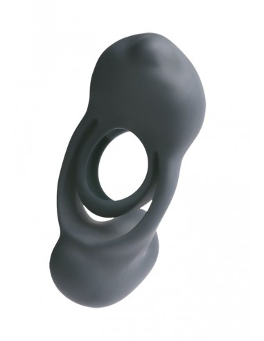 Pierścień na Penisa z wibracją Roco Just Czarny - Pierścienie erekcyjne wibrujące - 3