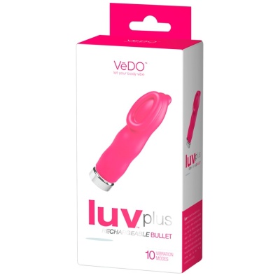 Wibrator łechtaczkowy Foxy Pink – mini masażer z miękką nasadką Soft Touch, 11,3 cm - 1 2