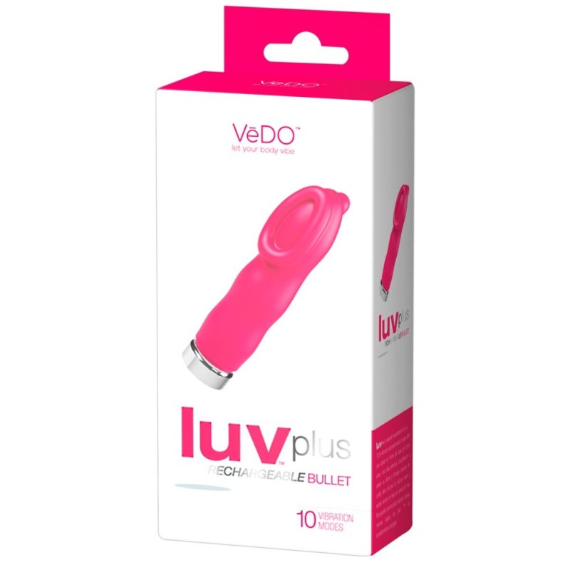 Wibrator łechtaczkowy Foxy Pink – mini masażer z miękką nasadką Soft Touch, 11,3 cm - 2