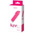 Wibrator łechtaczkowy Foxy Pink – mini masażer z miękką nasadką Soft Touch, 11,3 cm - 2