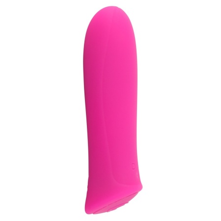 Mini wibrator Sweet Smile Rechargeable Power Bullet z powłoką PU – 7 trybów, 8,5 cm × 2–2,3 cm - 3