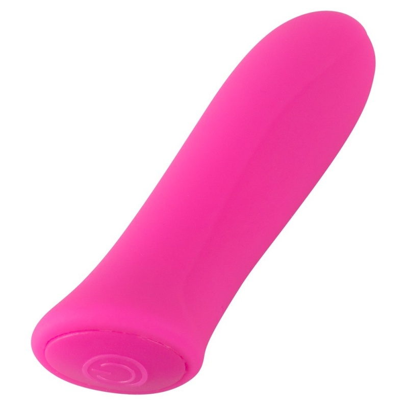 Mini wibrator Sweet Smile Rechargeable Power Bullet z powłoką PU – 7 trybów, 8,5 cm × 2–2,3 cm - 4