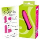 Mini wibrator Sweet Smile Rechargeable Power Bullet z powłoką PU – 7 trybów, 8,5 cm × 2–2,3 cm - 7