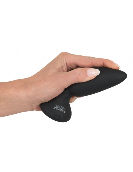 Korek analny wibrujący Black Velvets Rc Vibrating Plu - Kulki i korki analne wibrujące - 5
