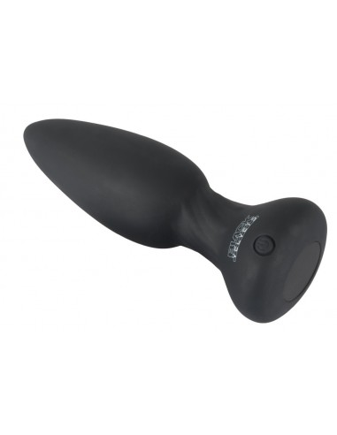 Korek analny wibrujący Black Velvets Rc Shaking Plug - Kulki i korki analne wibrujące - 4