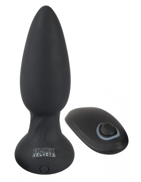 Korek analny wibrujący Black Velvets Rc Rotating / Vi - Kulki i korki analne wibrujące - 3