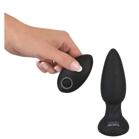 Korek analny RC obrotowo-wibrujący – 7 trybów rotacji, 14 cm, śr. 4,2 cm - 1