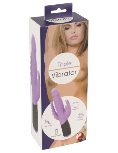 Wibrator króliczek Triple Vibrator - Wibratory Króliczki - 2