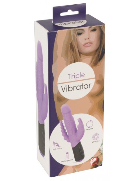 Wibrator króliczek Triple Vibrator - Wibratory Króliczki - 2