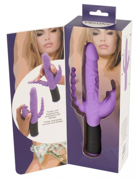 Wibrator króliczek Triple Vibrator - Wibratory Króliczki - 3